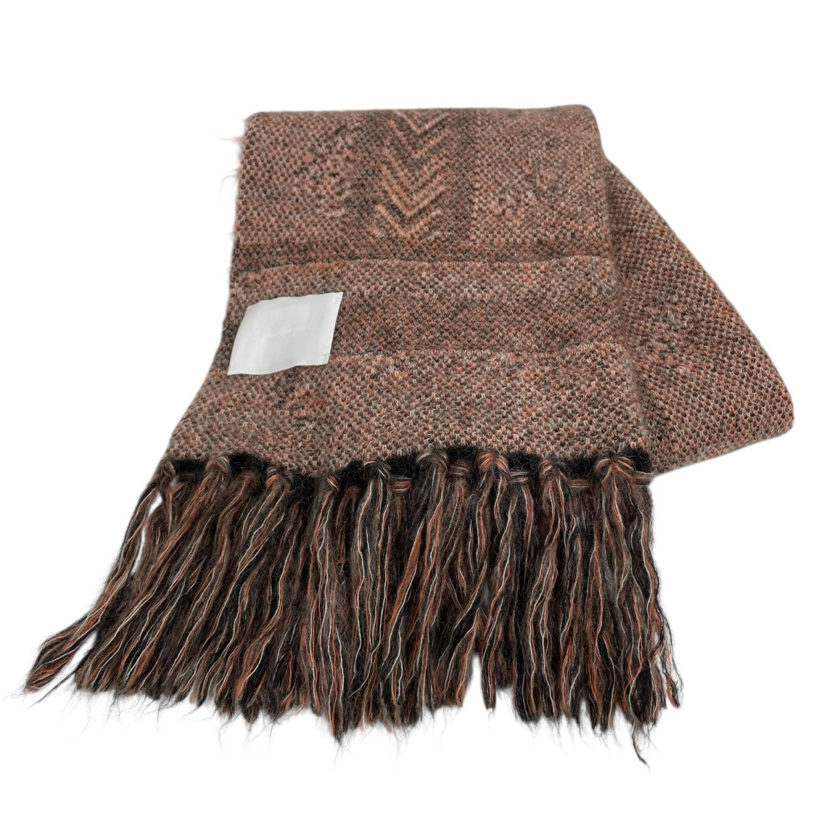 か*ご様 Osmanthus Motif Knitted Scarf mame kurogouchi(マメクロゴウチ) Osmanthus Motif Knitted スカーフ