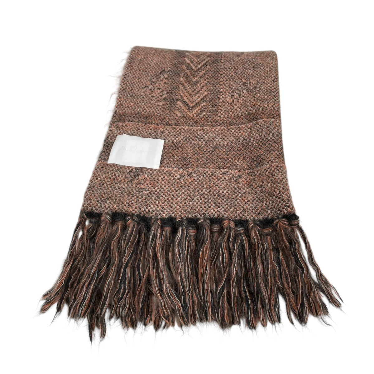 mame kurogouchi(マメクロゴウチ) Osmanthus Motif Knitted スカーフ