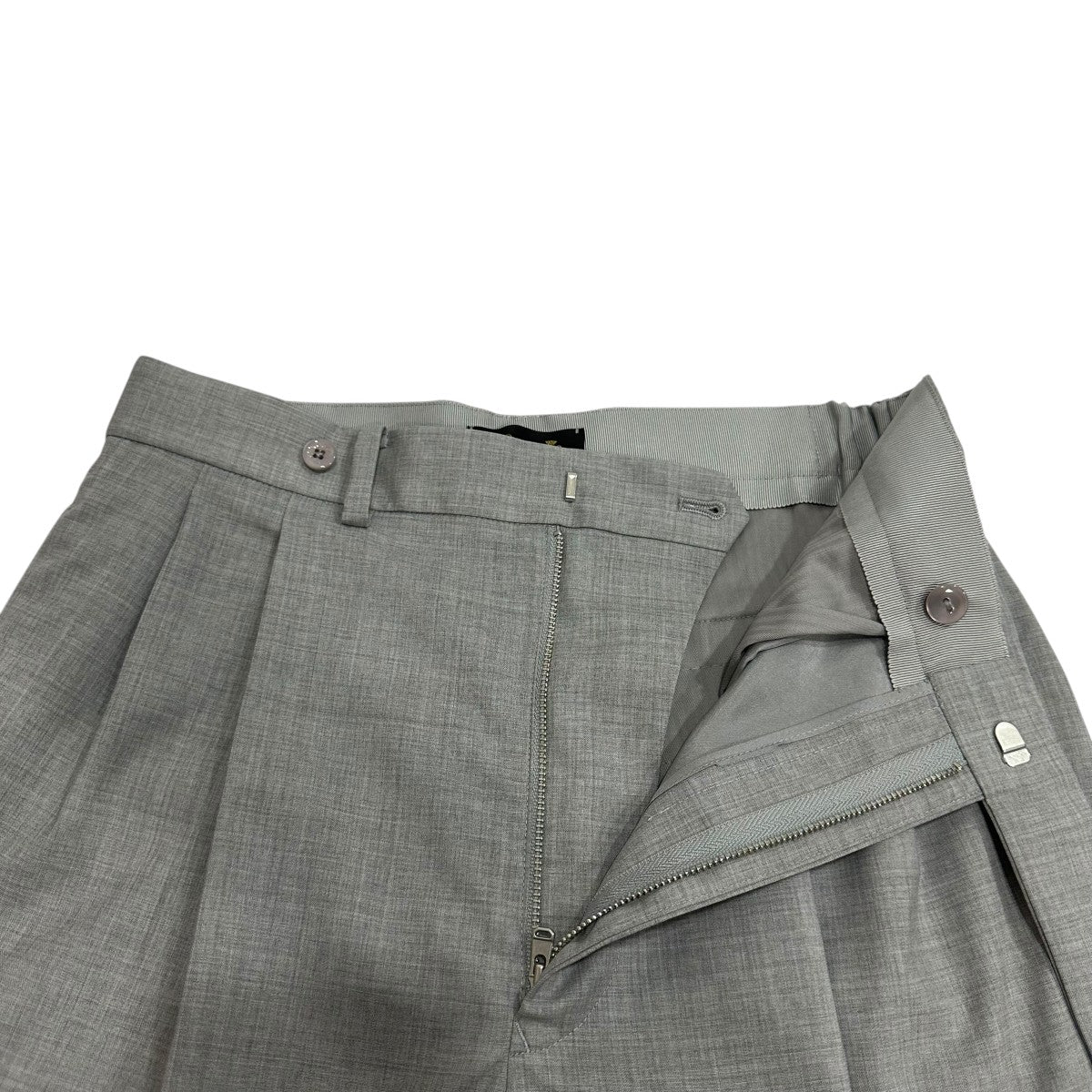 Drawer(ドゥロワー) RESORT1タックテーパードスラックスパンツ