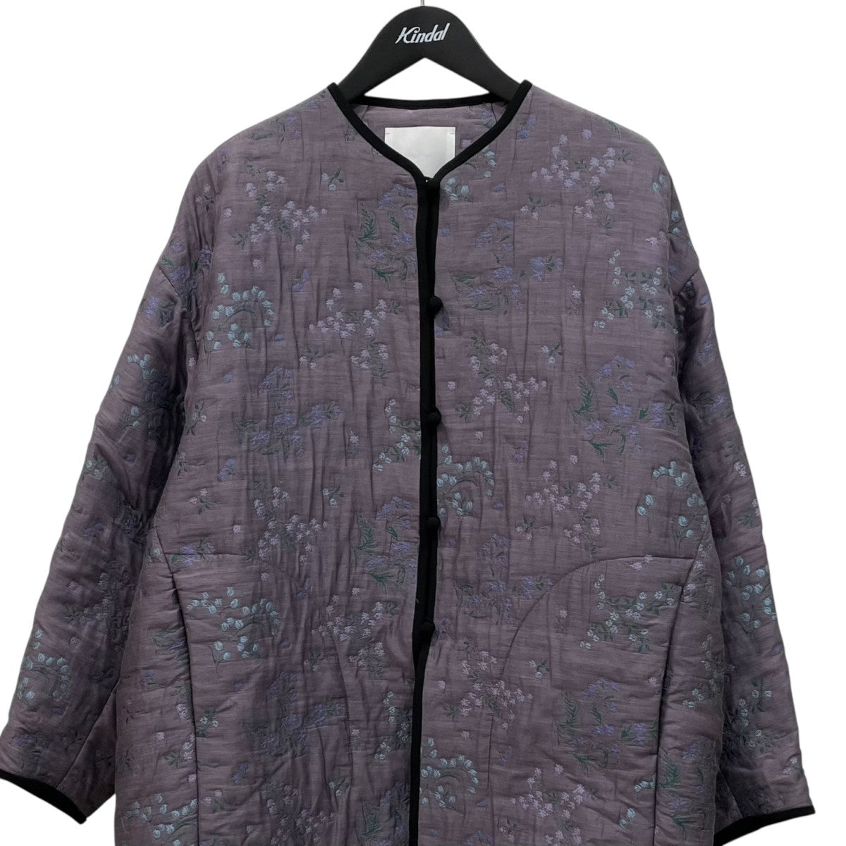 mame kurogouchi(マメクロゴウチ) floral jacquard 中綿コートMM20FW