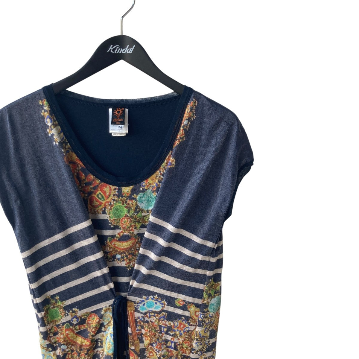 美品！Jean Paul GAULTIER ゴルチエ チェック柄ワンピース 40 美品 JEAN PAUL GAULTIER MAILLE FEMME ジャンポールゴルチエ