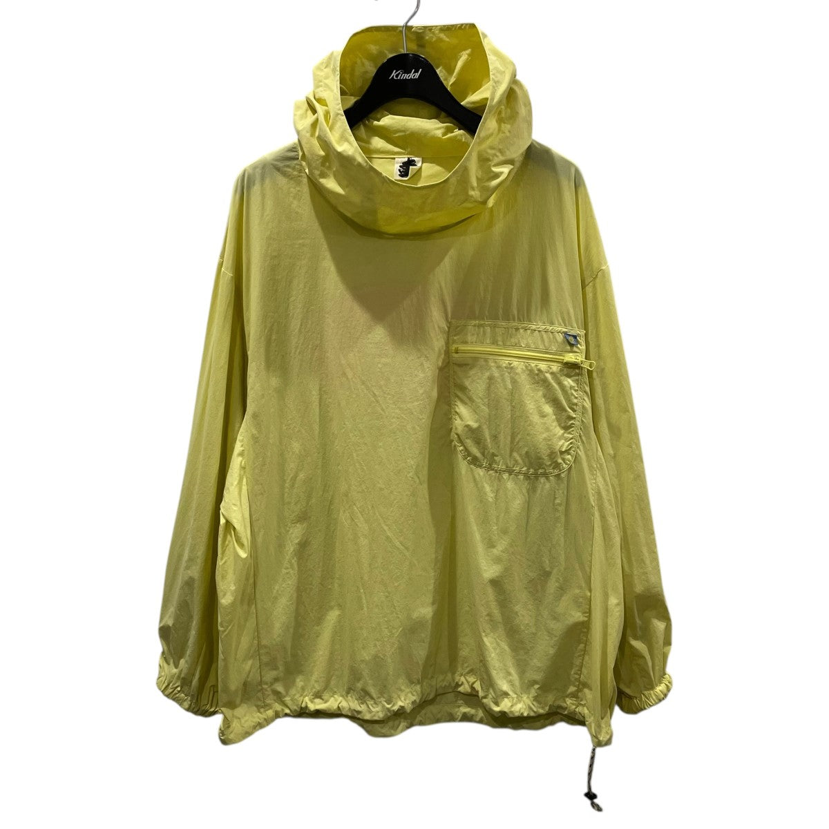 草木染めナイロンパッカブル プルオーバーパーカー CREW HOOD(薄NYLON)  クルーフード TCAB-A-003
