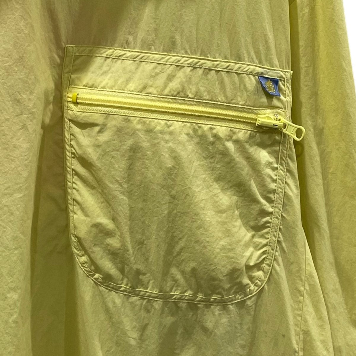 草木染めナイロンパッカブル プルオーバーパーカー CREW HOOD(薄NYLON)  クルーフード TCAB-A-003