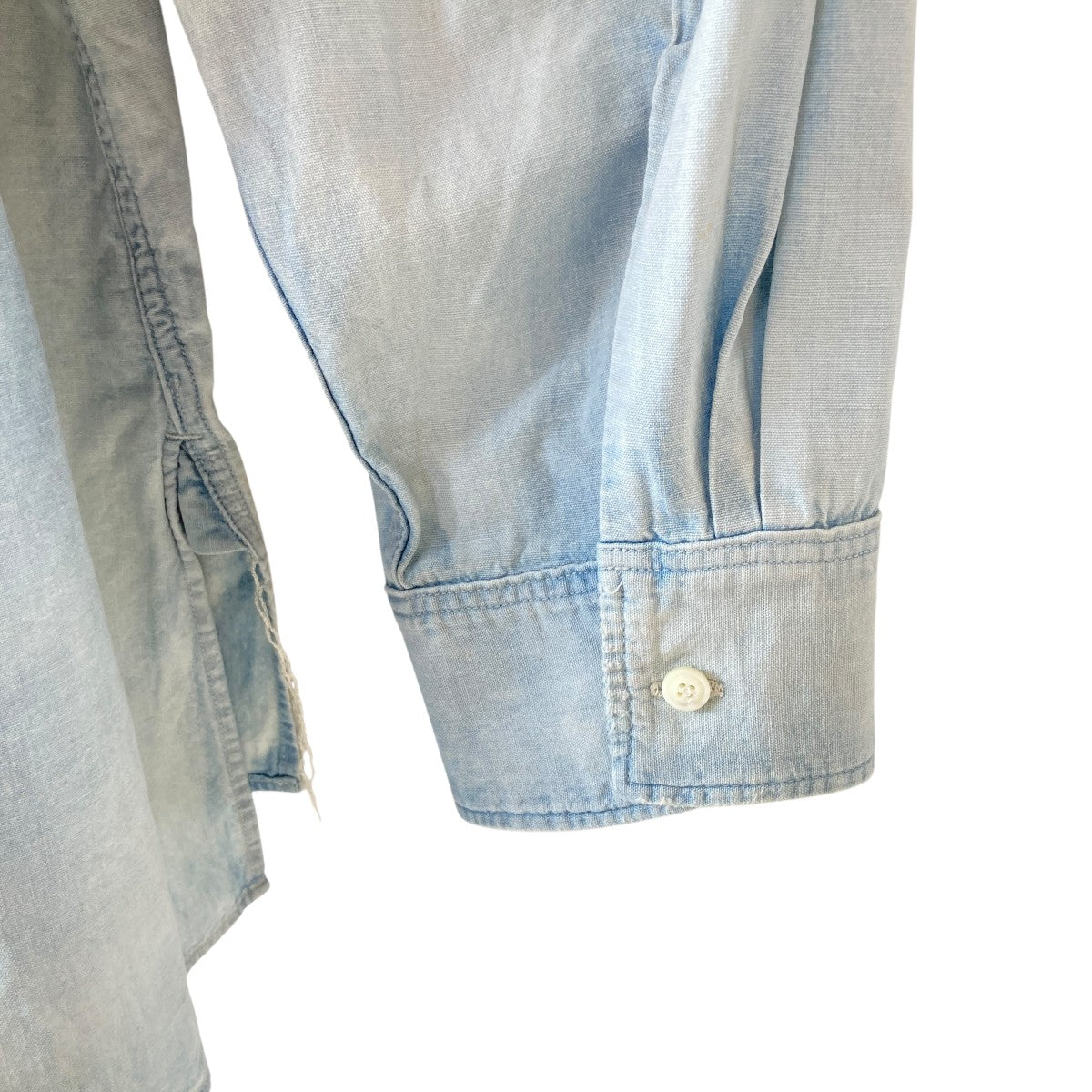 ANCELLM アンセルム 25SS AGING CHAMBRAY SHIRT ANCELLM AGING CHAMBRAY SHIRT [BLACK] - Fresh Service