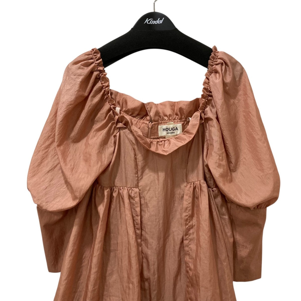 HOUGA dragee dressレイヤードナイロンワンピースHW08FD07 古着・中古-3枚目のアイテム画像