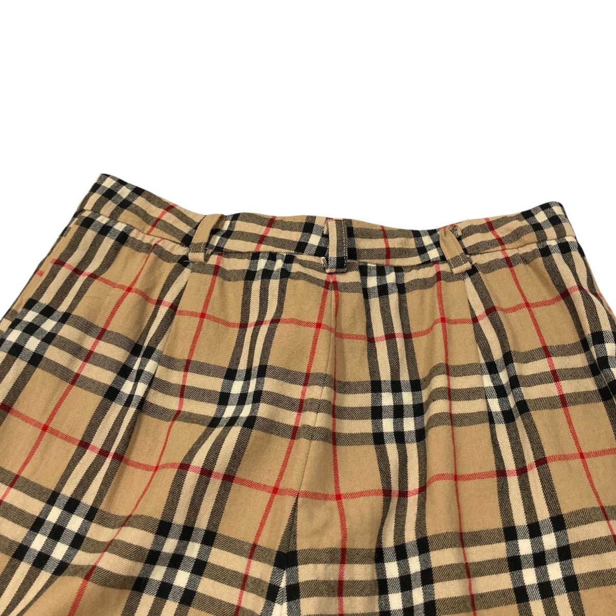 Burberry's(バーバリーズ) パンツ ベージュ×レッド サイズ 40