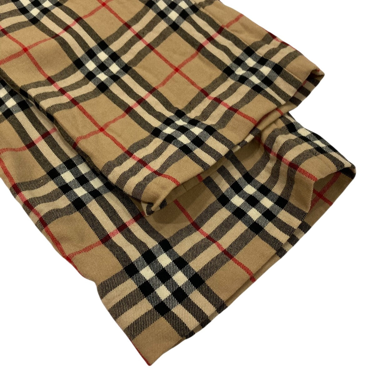 Burberry's(バーバリーズ) パンツ ベージュ×レッド サイズ 40