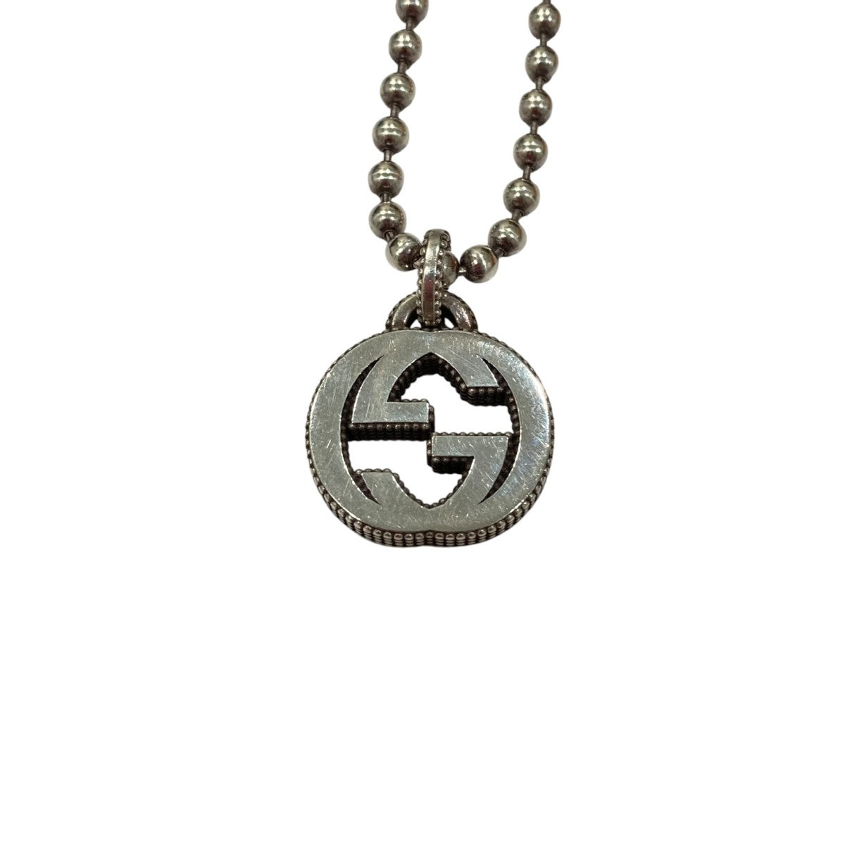 GUCCI インターロッキングGネックレス 古着・中古-2枚目のアイテム画像