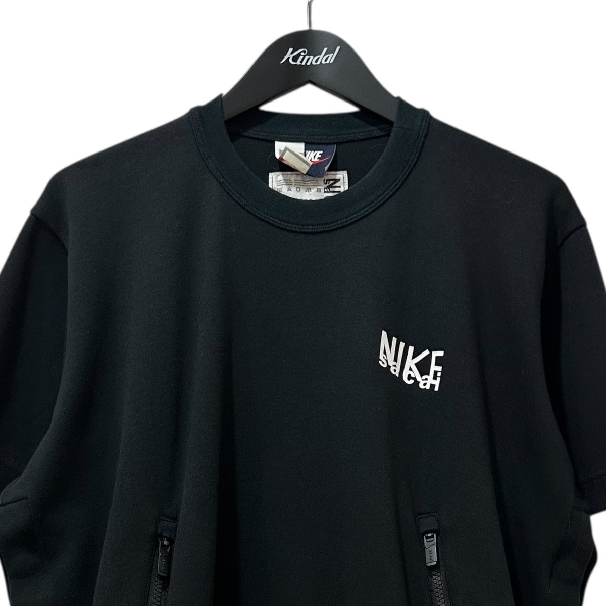 sacai×NIKE 半袖スウェットDQ9056-010 DQ9056-010 ブラック