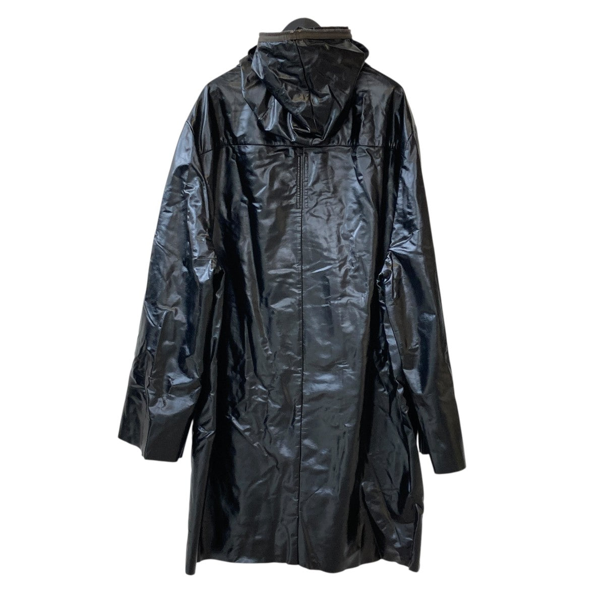 【お値下しました】リックオウエンス　ブラックナイロンコート　デザインコート RICK OWENS(リックオウエンス) ノイエコート RO19F5952-WF ブラック