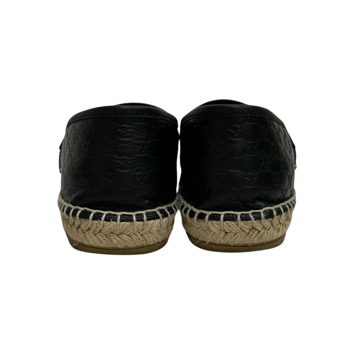 GUCCI ブラックモノグラム エスパドリーユ GUCCI グッチ エスパドリーユ ブラック 466902 KQWM0 1948 (GUCCI