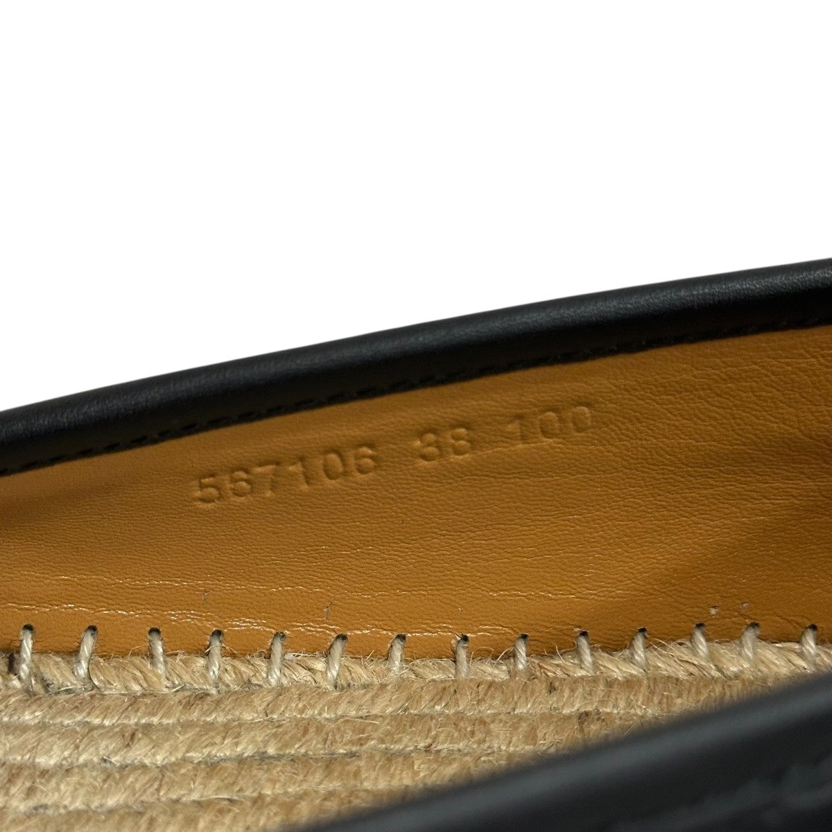 GUCCI エスパドリーユ GUCCI】グッチ エスパドリーユ スリッポン 624612 レザー 緑