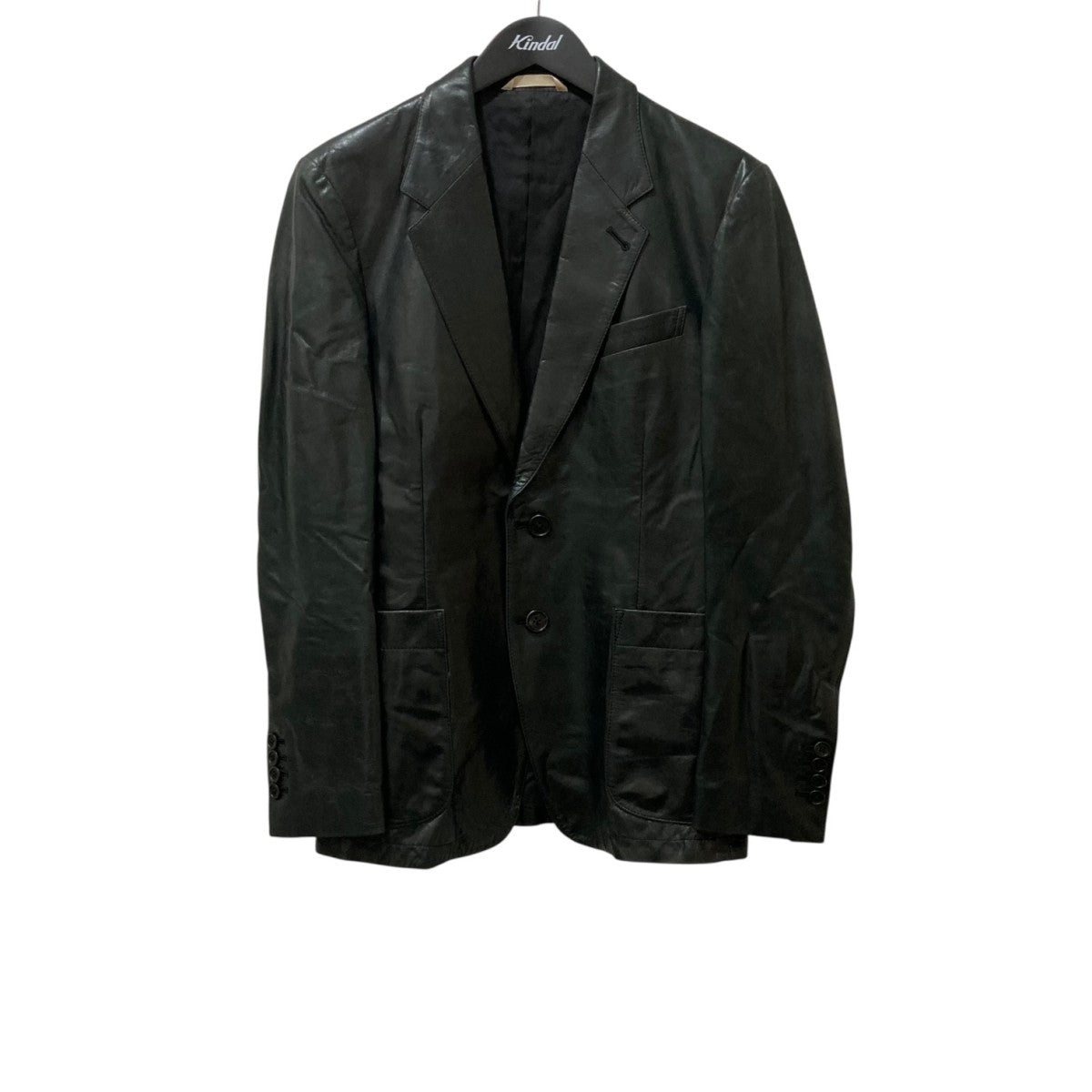 PAUL SMITH　ポールスミス　レザーテーラードジャケット ポールスミス ラムレザー 3B レザー テーラードさジャケット M