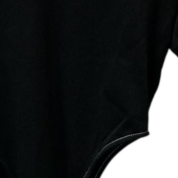 ベイシックス BASICKS 無地 Superfine Organic Body Suit BASICKS カットソー 81．1-0514W ブラック BASICKS(ベイシックス) 無地Superfine Organic Body Suit