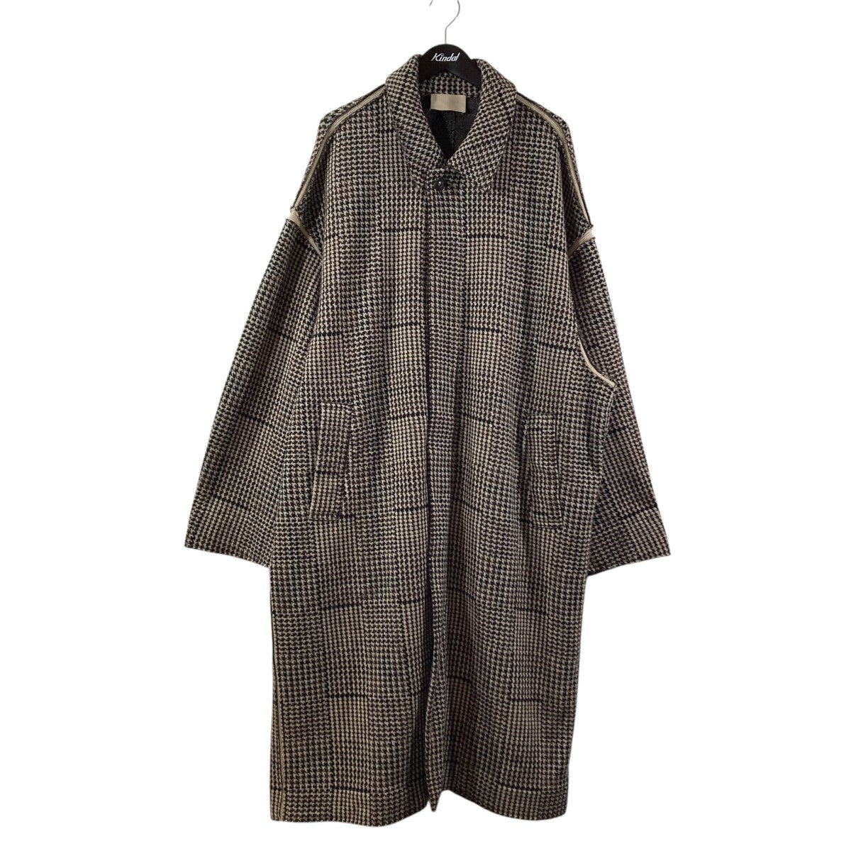 YOKE(ヨーク) 18AWgunclub check coat千鳥格子ロングコートYK18AW001C