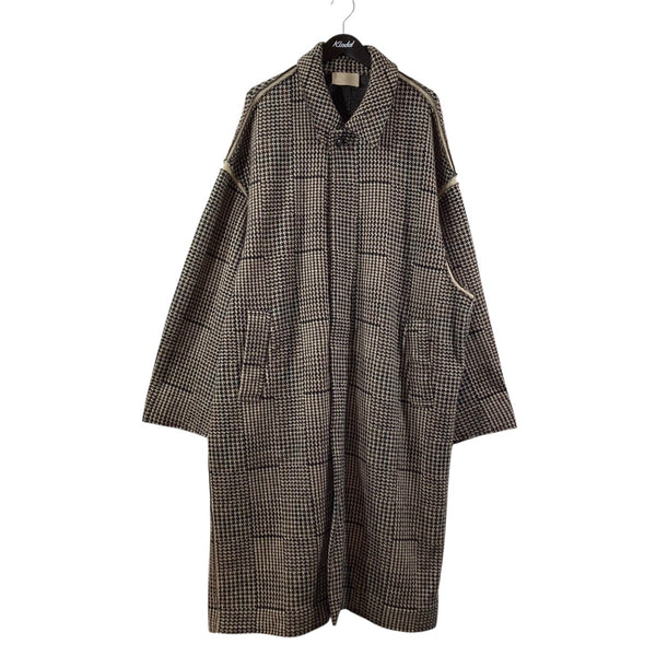 YOKE(ヨーク) 18AWgunclub check coat千鳥格子ロングコートYK18AW001C