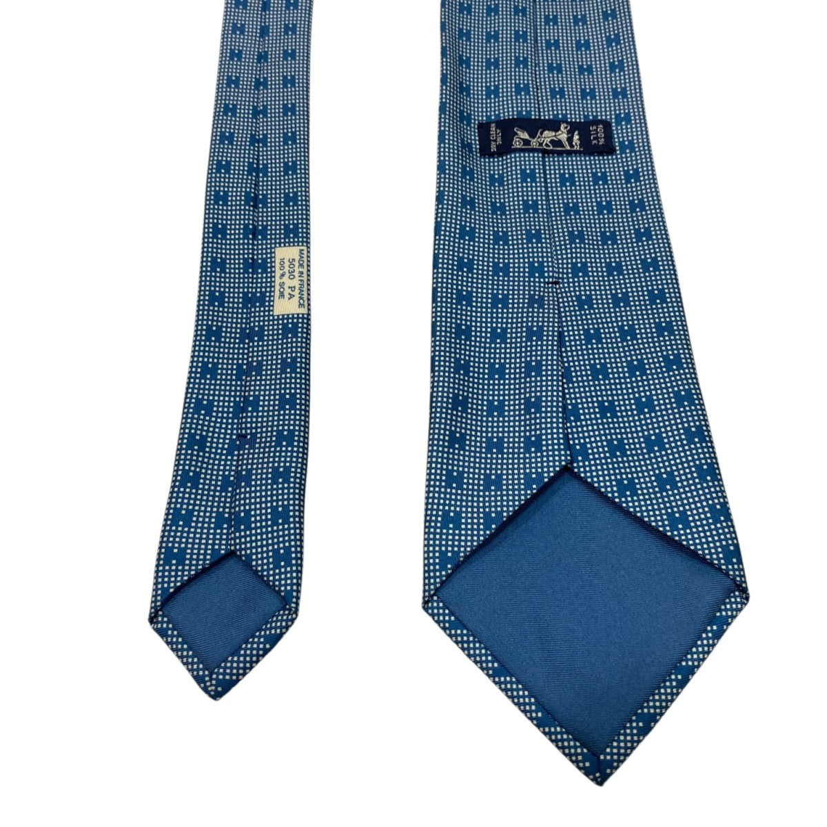 HERMES エルメス ネクタイ Hロゴ 5030PA HERMES(エルメス) H Logo ネクタイ5030 PA 5030 PA ブルー