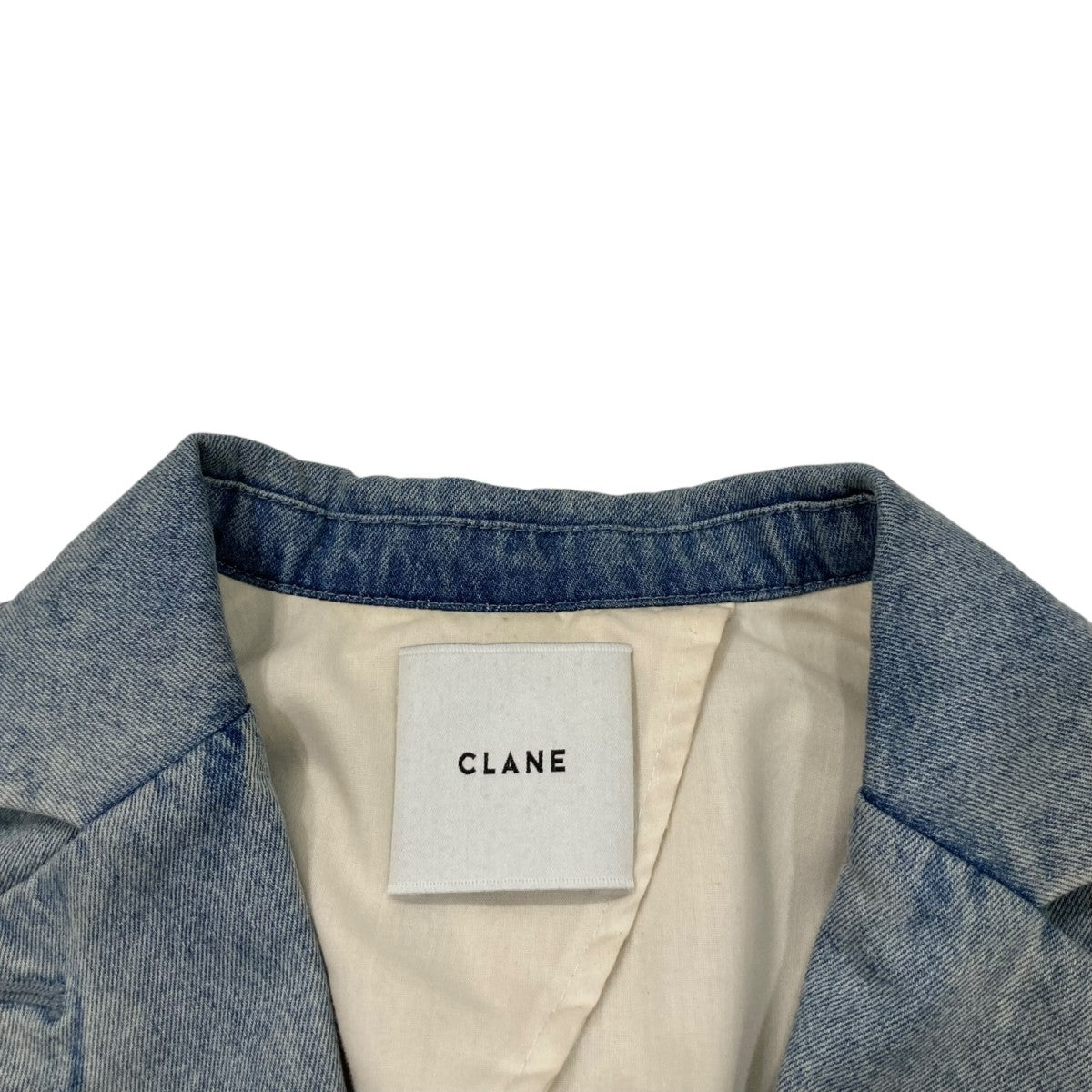 CLANE FADED COLOR TAILORED JACKET インディゴ クラネ CLANE FADED COLOR TAILORED JACKET （INDIGO
