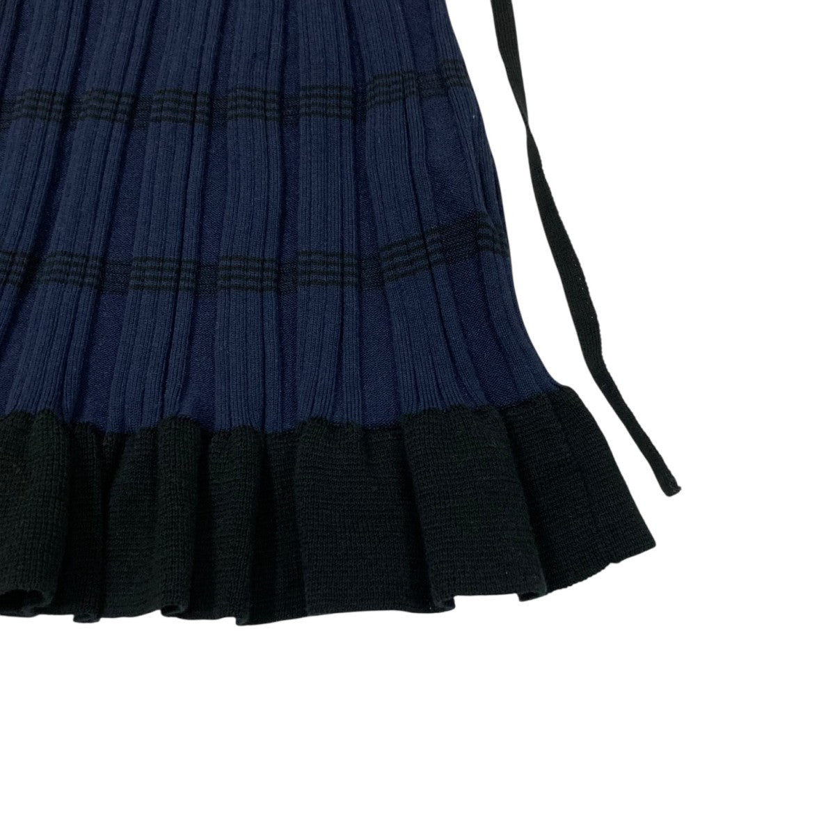 AMERI(アメリ) MEDI PURIPURI SHORT KNIT TOPボーダーニット