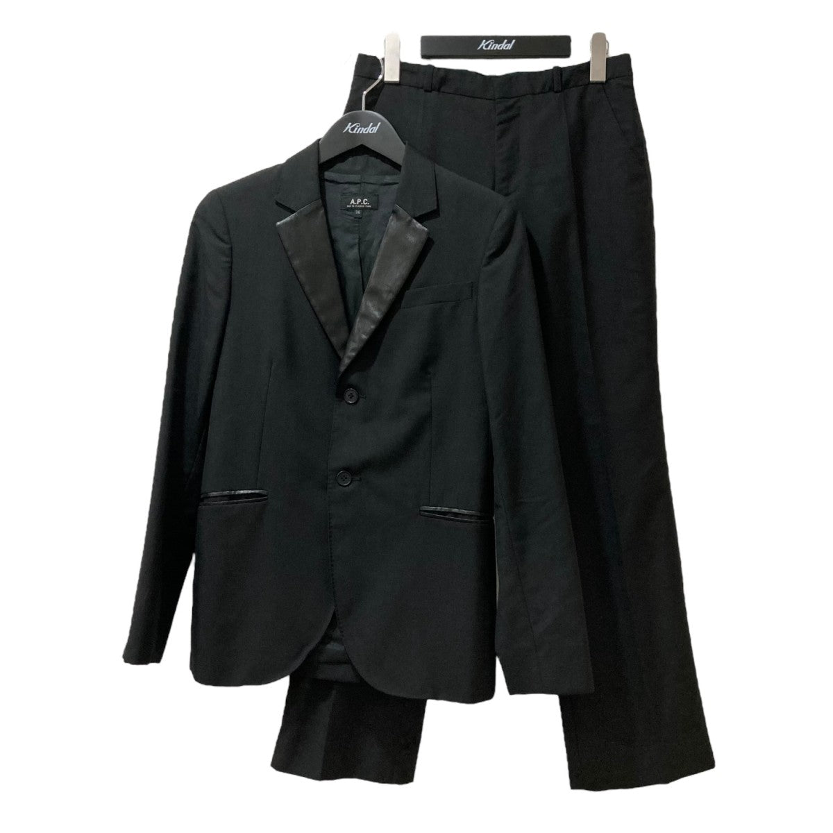 アーペーセースーツセットアップAPC A．P．C．(アーペーセー) セットアップスーツ ブラック サイズ