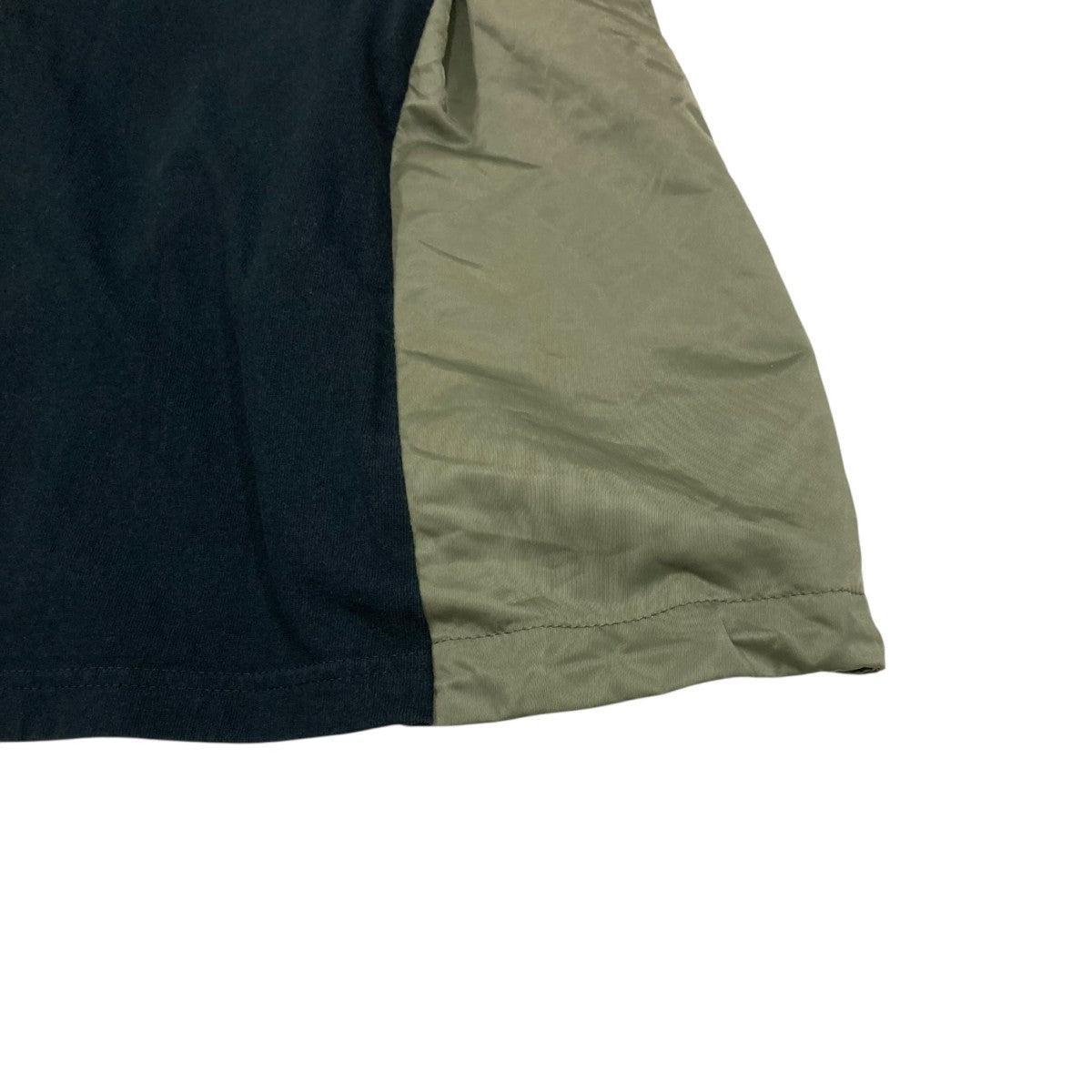 sacai　サカイ　ドッキング　Tシャツ　異素材　リネン混 sacai サカイ ドッキング Tシャツ 異素材 リネン混 - メルカリ