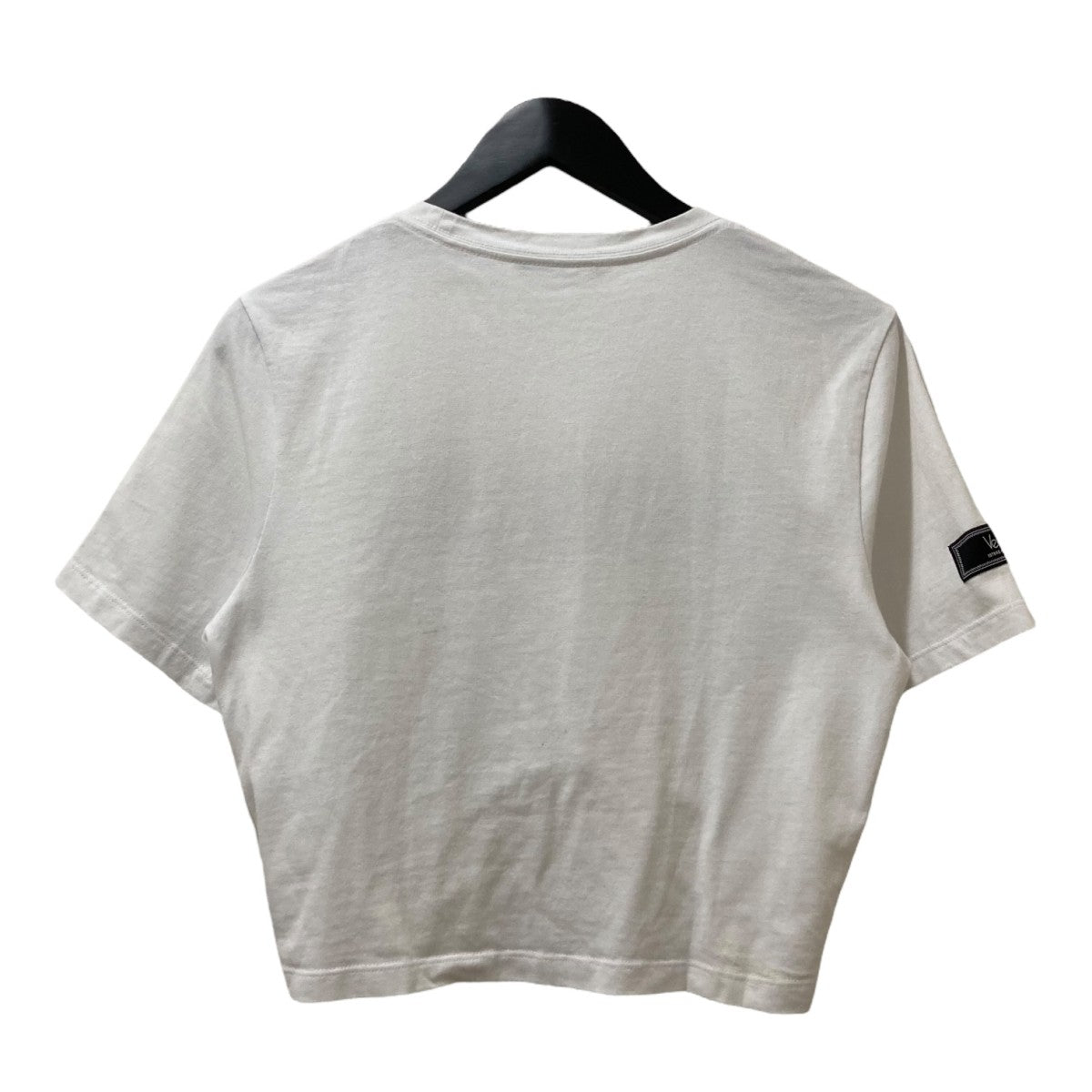 【値下げ】VERSACE 24SS 90S ヴィンテージ ロゴ 刺繍 Tシャツ ホワイト サイズ：38 (吉祥寺店) VERSACE(ヴェルサーチ) 24SS 90S ヴィンテージ ロゴ 刺繍 T