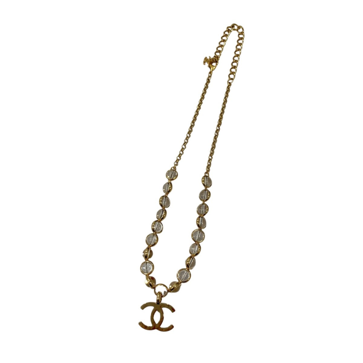 k*み様 CHANEL ネックレス CHANEL(シャネル) A24S ココマークネックレス ゴールド×クリア｜【公式
