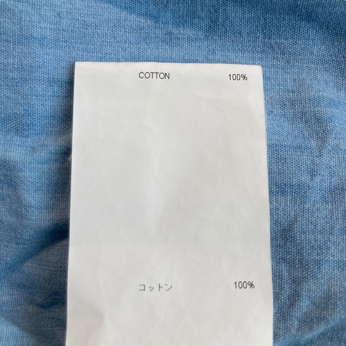 wtaps 24 aw　シャンブレーシャツ　02 WTAPS(ダブルタップス) 24AWLS COTTON． CHAMBRAYシャツ242WVDT