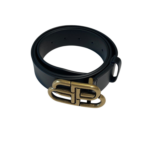 BALENCIAGA(バレンシアガ) 25SSBB LARGE BELTロゴメタルバックルベルト