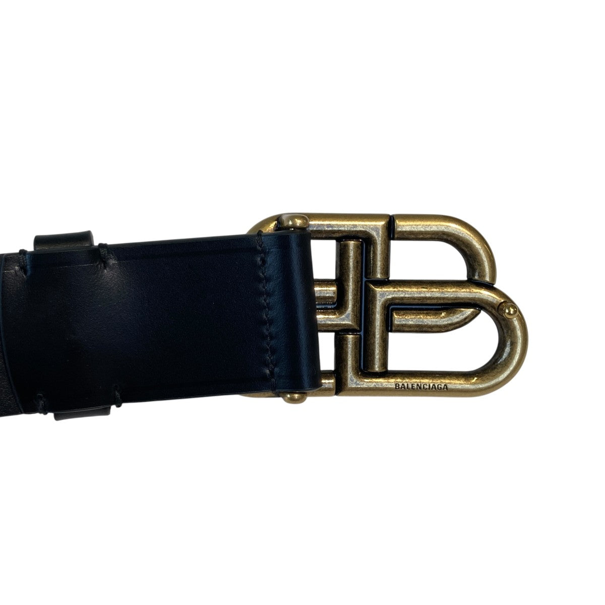 バレンシアガ　ベルト　バックル BALENCIAGA(バレンシアガ) 25SSBB LARGE BELTロゴメタルバックル