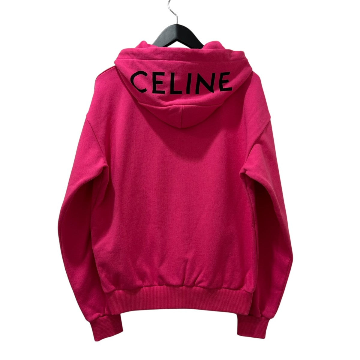 セリーヌ CELINE フーデッドパーカー 2Y499052H ピンク サイズ：XS CELINE(セリーヌ) フーデッドパーカー2Y499052H 2Y499052H