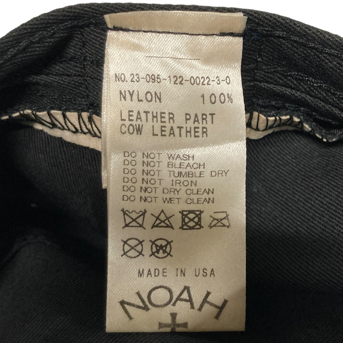 Noah(ノア) キャップ23095122002230 23095122002230 ブラック