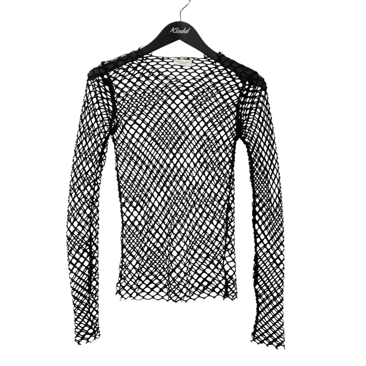 ドリスヴァンノッテン DRIES VAN NOTEN メッシュカットソー 71-03-71-03010 ブラック サイズ：XS DRIES VAN NOTEN(ドリスヴァンノッテン) メッシュカットソー71