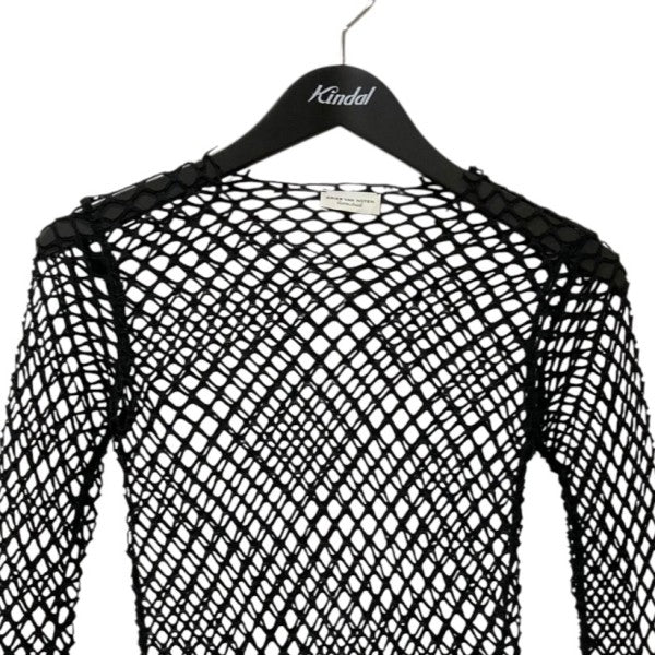 ドリスヴァンノッテン DRIES VAN NOTEN メッシュカットソー 71-03-71-03010 ブラック サイズ：XS DRIES VAN NOTEN(ドリスヴァンノッテン) メッシュカットソー71