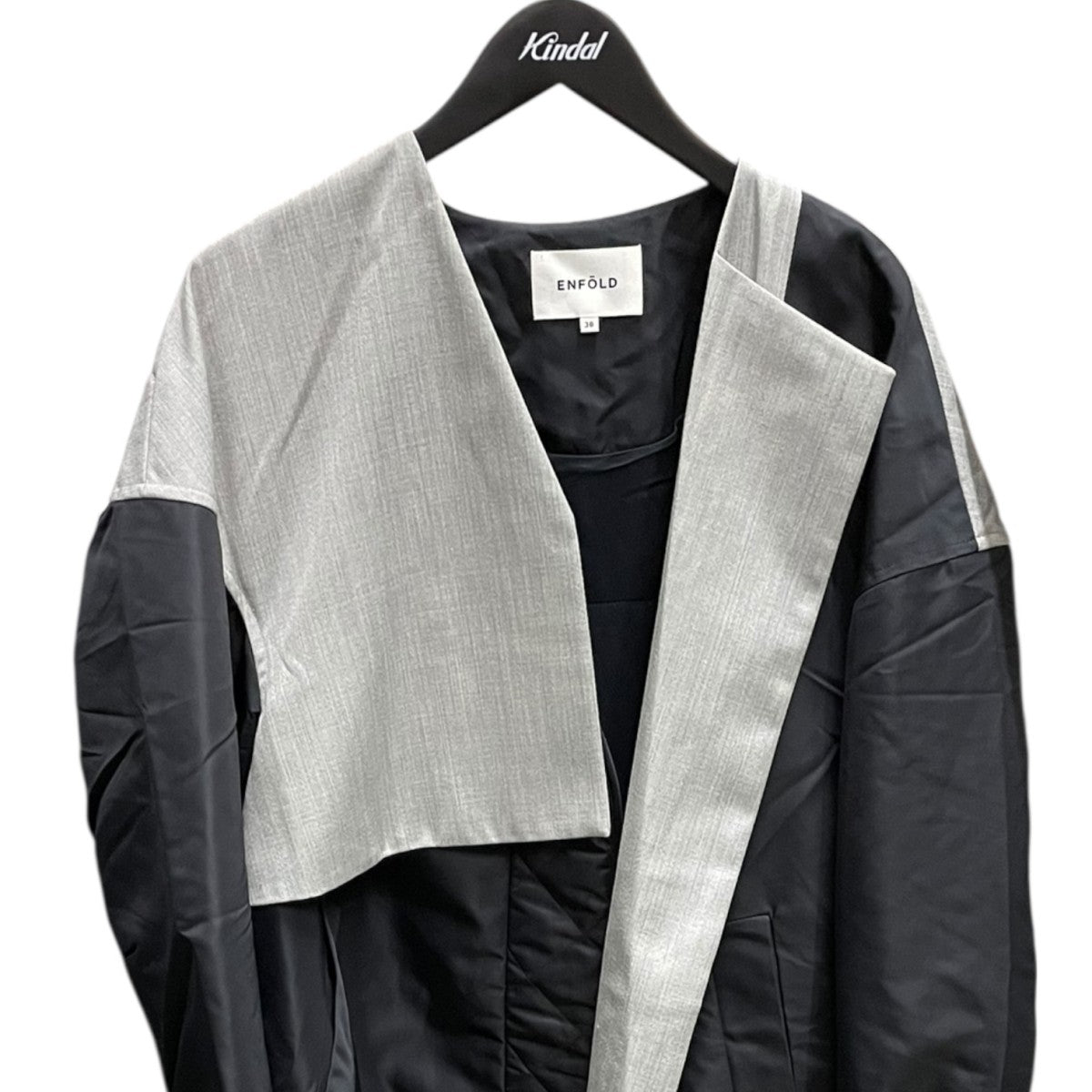 エンフォルド　ノーカラーナイロンコート ENFOLD ノーカラーコート – COLDBECK ONLINE