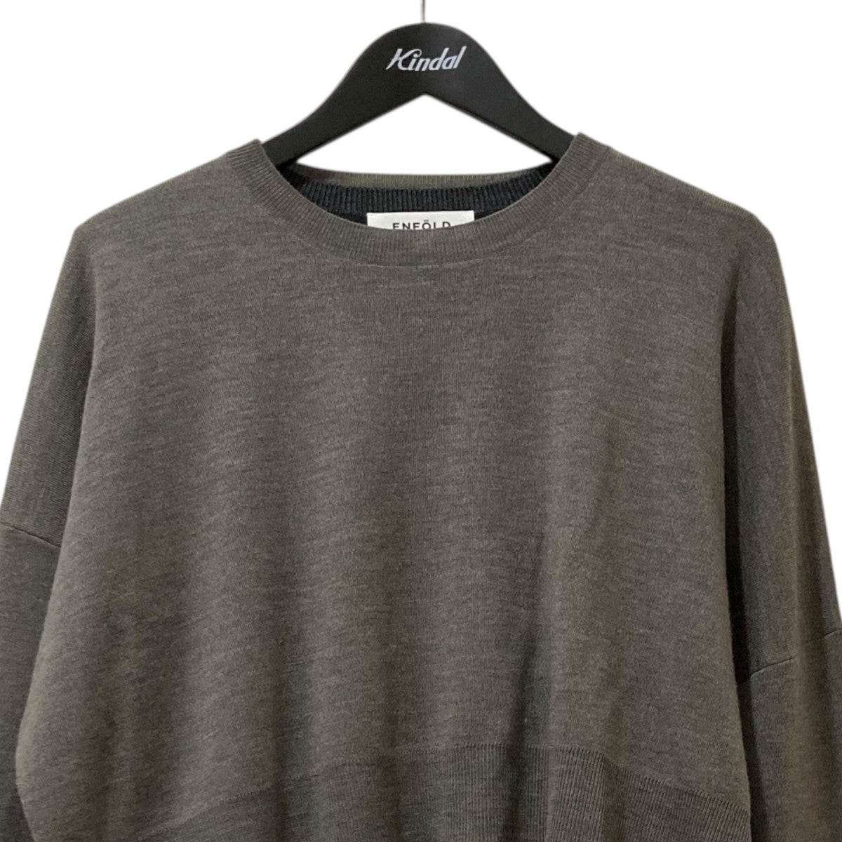 ENFOLD(エンフォルド) DOUBLE-SLEEVES LAYERED PULLOVERレイヤード