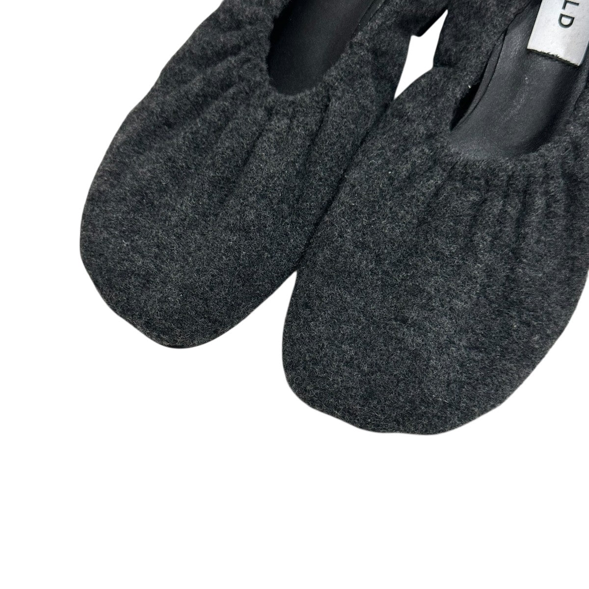 【通販激安】 ENFOLD(エンフォルド) FELT FIT PUMPSフェルト パンプス グレー 靴