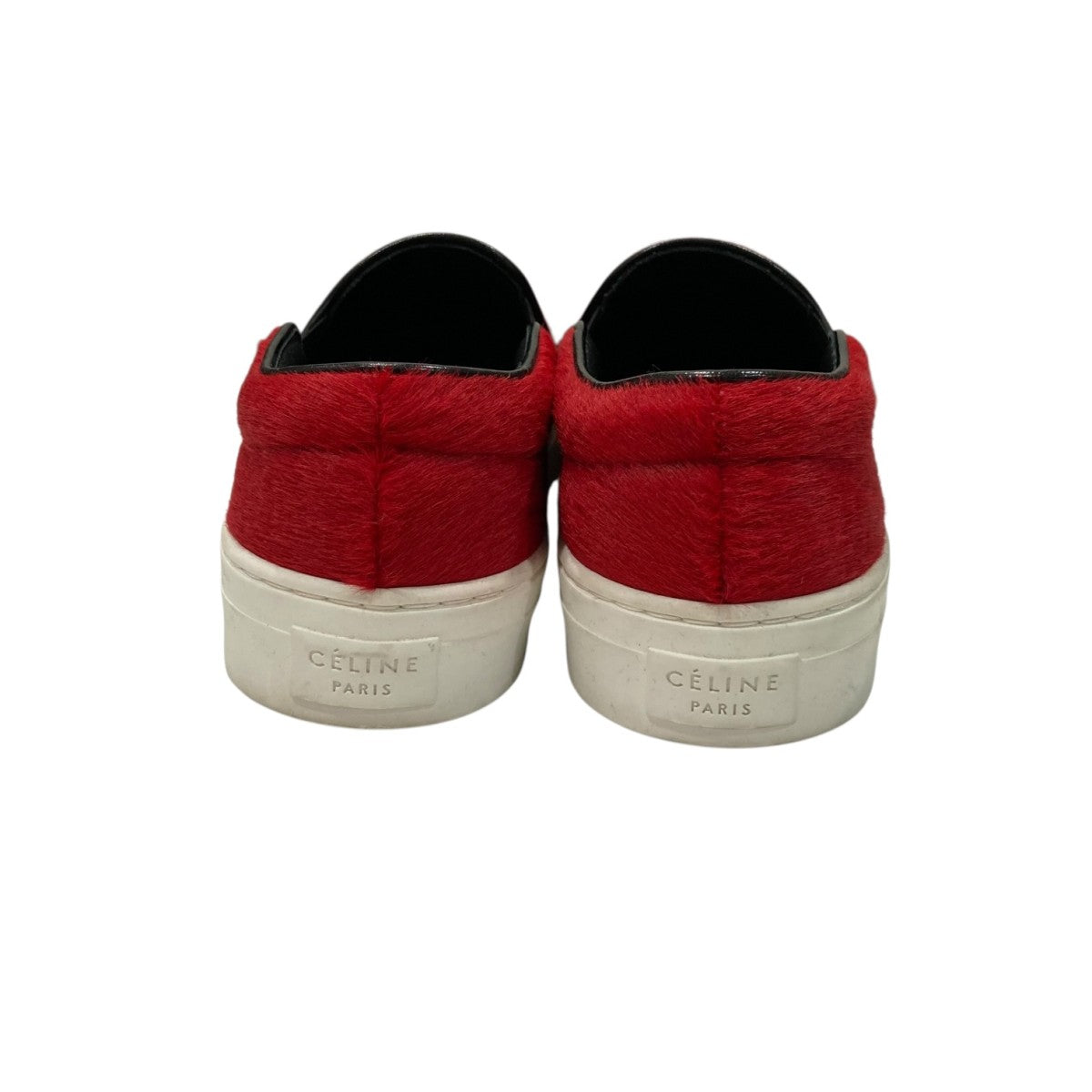 CELINE(セリーヌ) フィービー期 ハラコスリッポン レッド サイズ 36