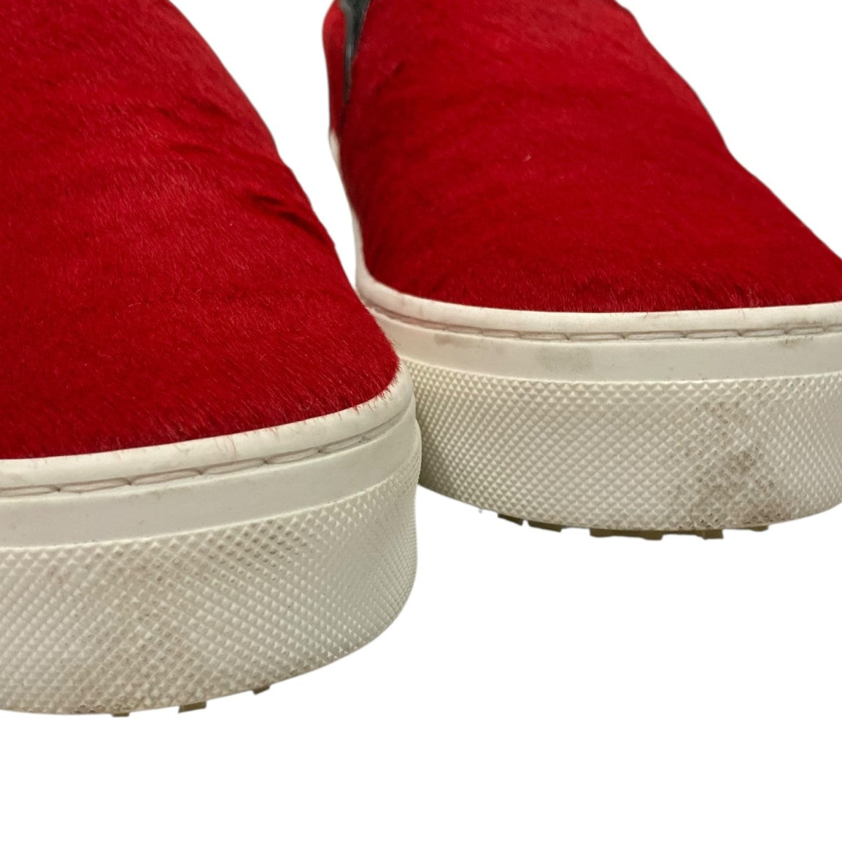 CELINE(セリーヌ) フィービー期 ハラコスリッポン レッド サイズ 36