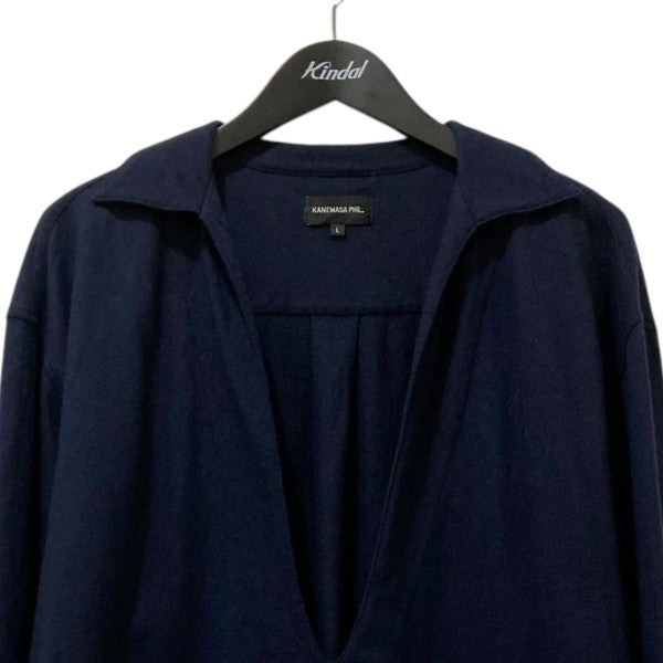 KANEMASA PHIL．(カネマサフィル) 36G Cashmere Varruse Shirtカシミヤ