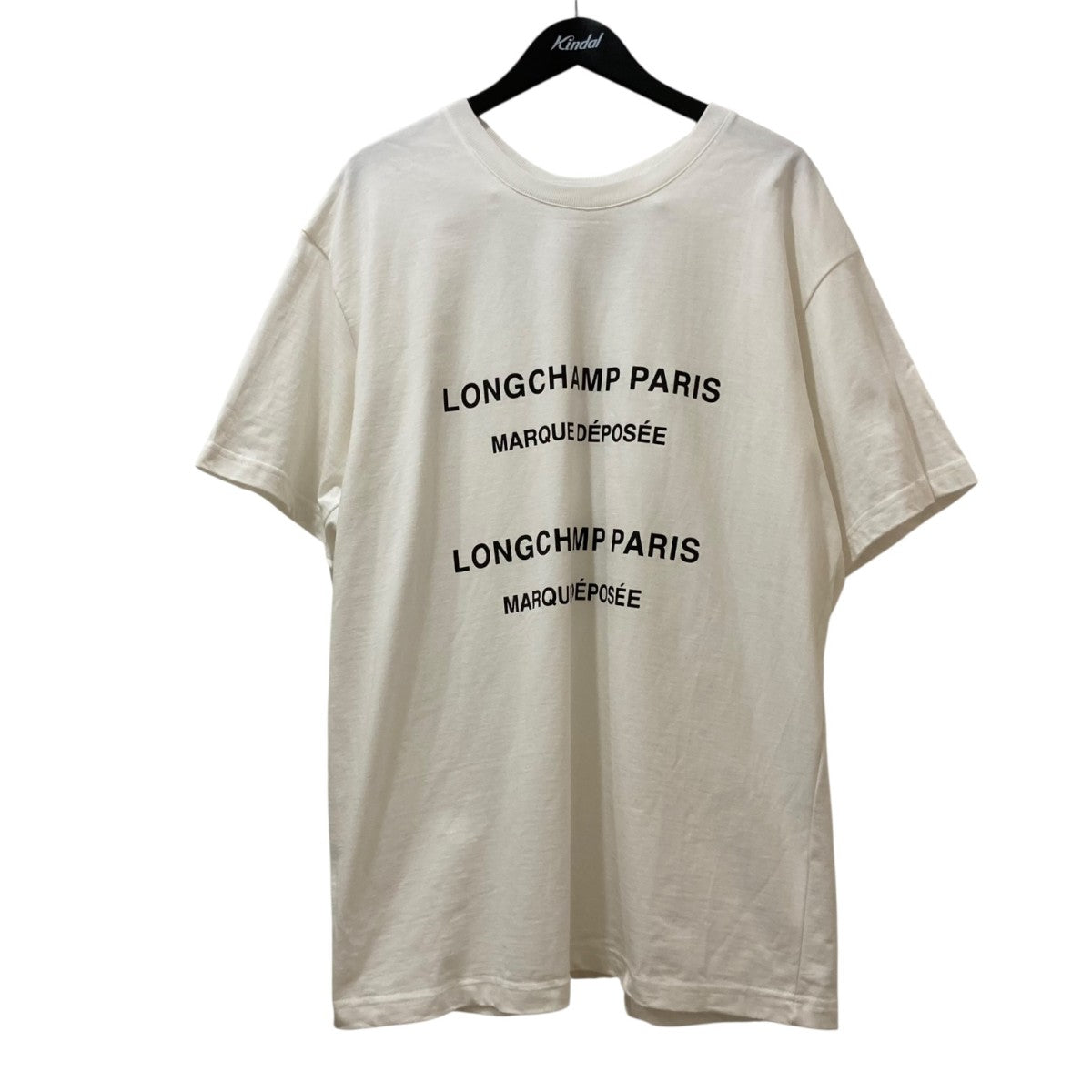Longchamp ロンシャン ロゴ Tシャツ クルーネック 半袖 国内発送 Longchamp ロンシャン ロゴ Tシャツ クルーネック 半袖 国内発送