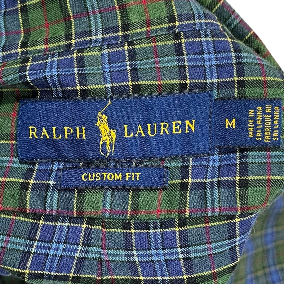 ラルフローレン　セットアップ　チェック　四つボタン　ネイビー　７号　Sサイズ Ralph Lauren