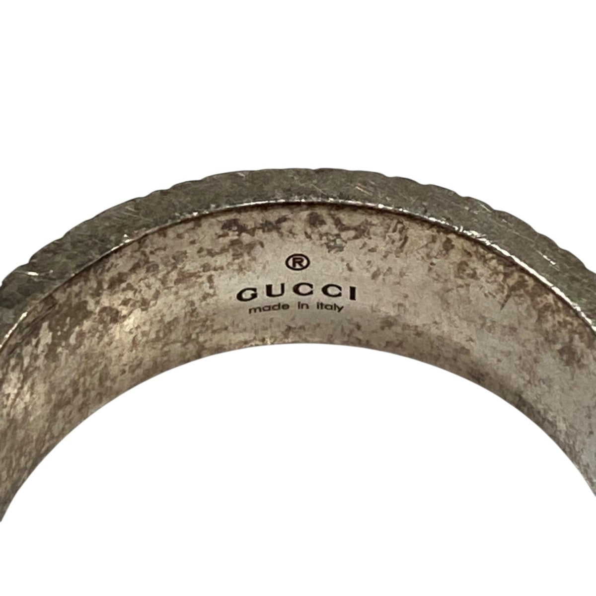 GUCCI(グッチ) ダブルG ワイドリング?551899 ?551899 シルバー