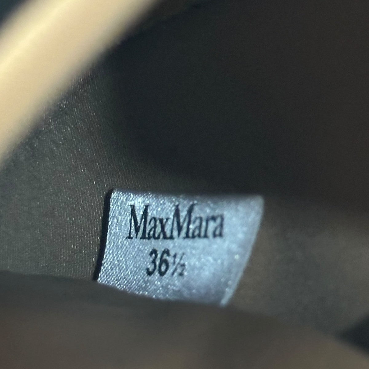 【試着のみ未使用】MaxMara／白タグ／ブラウンパンプス s-musee_370619082