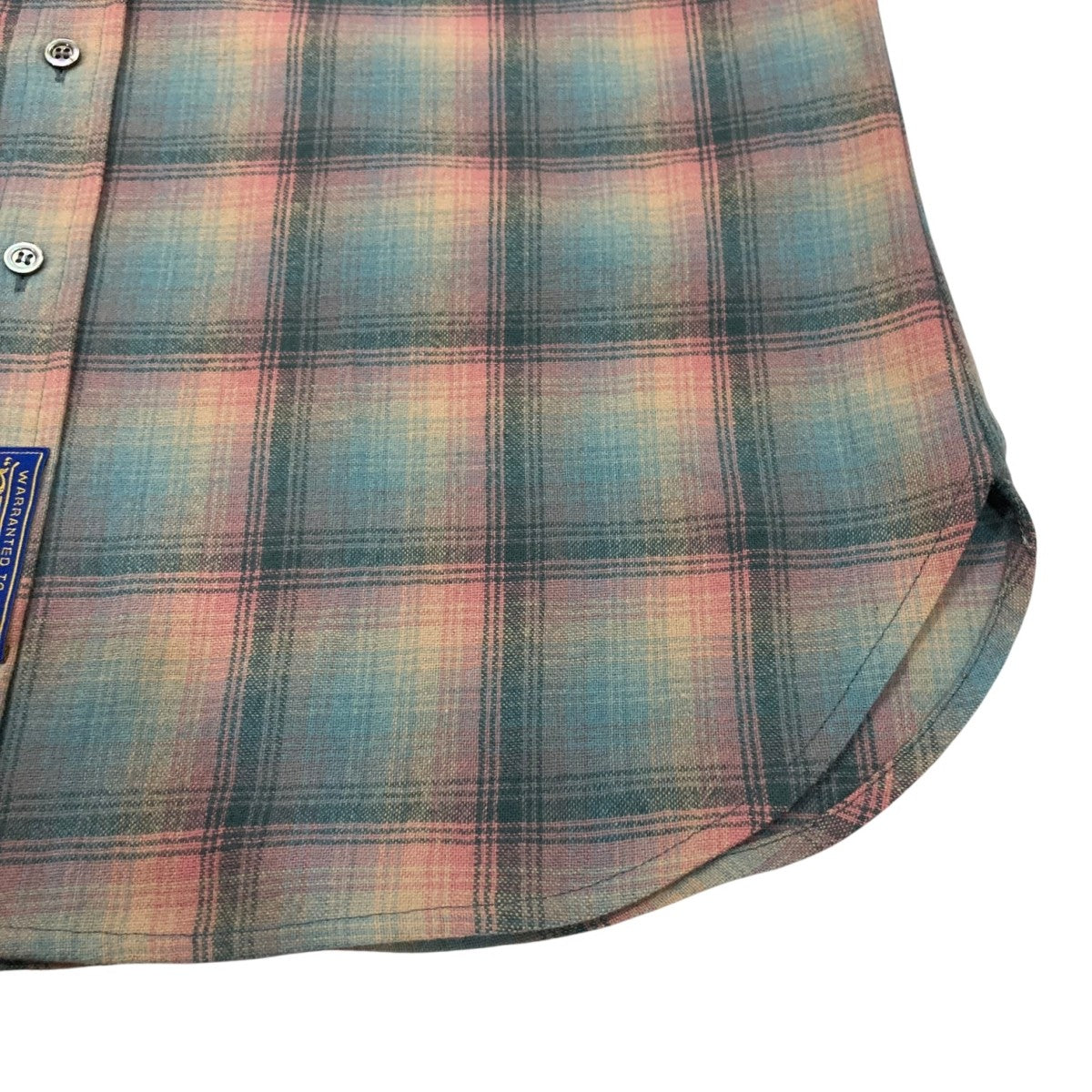 Maison Margiela×PENDLETON ウールチェック長袖シャツ S67DT0012