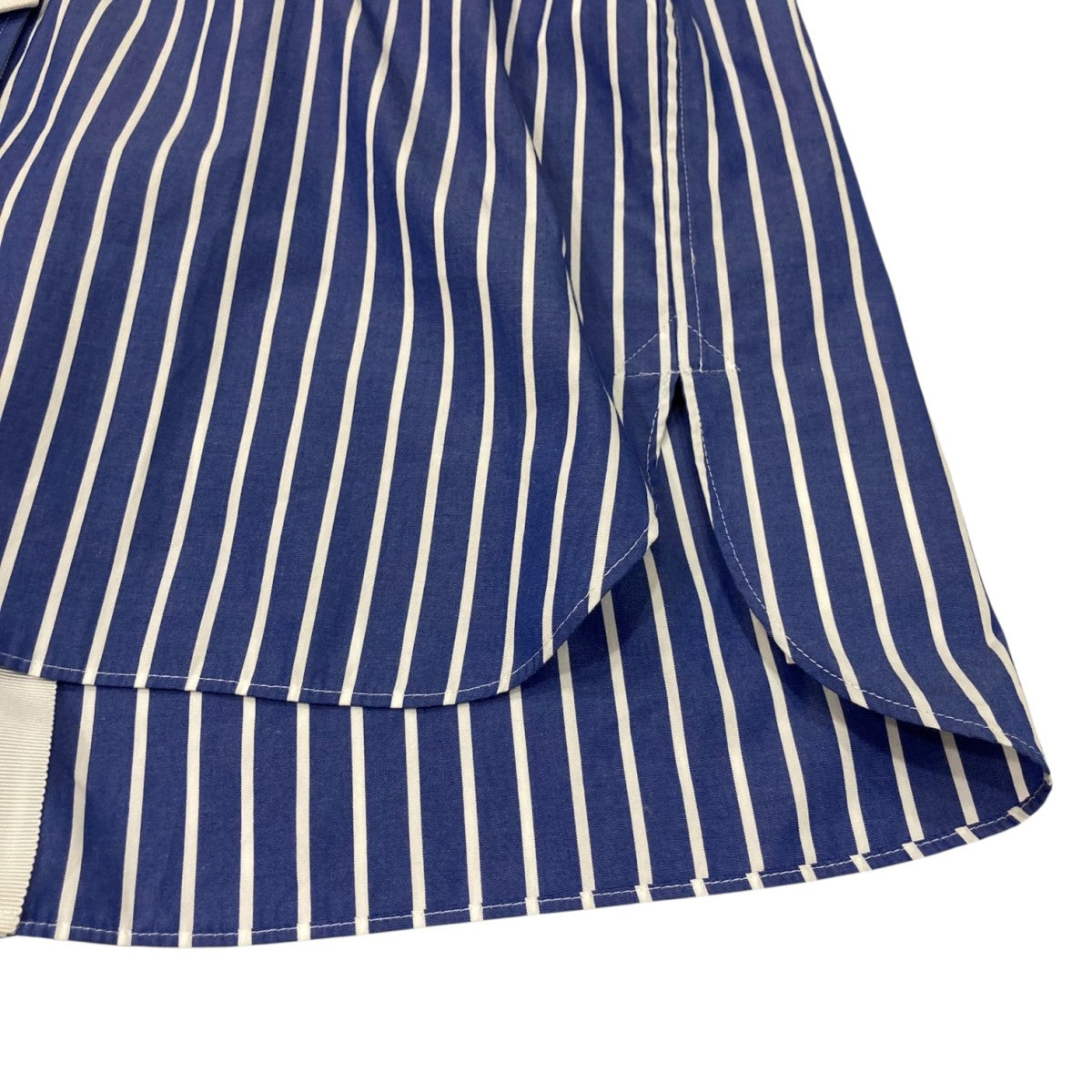 sacai 半袖ブラウス　21-05410 sacai(サカイ) 半袖ブラウス21-05410 21-05410 ブルー×ホワイト