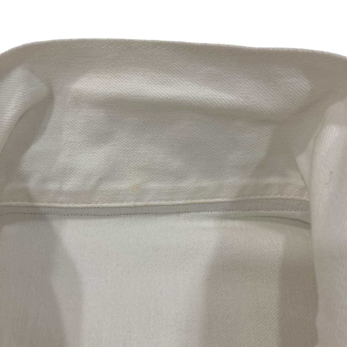 sacai サカイ 異素材ドッキング ツイード フーデッドコート 2way 白 sacai(サカイ) 14SS 異素材 ドッキング フラワー パターン