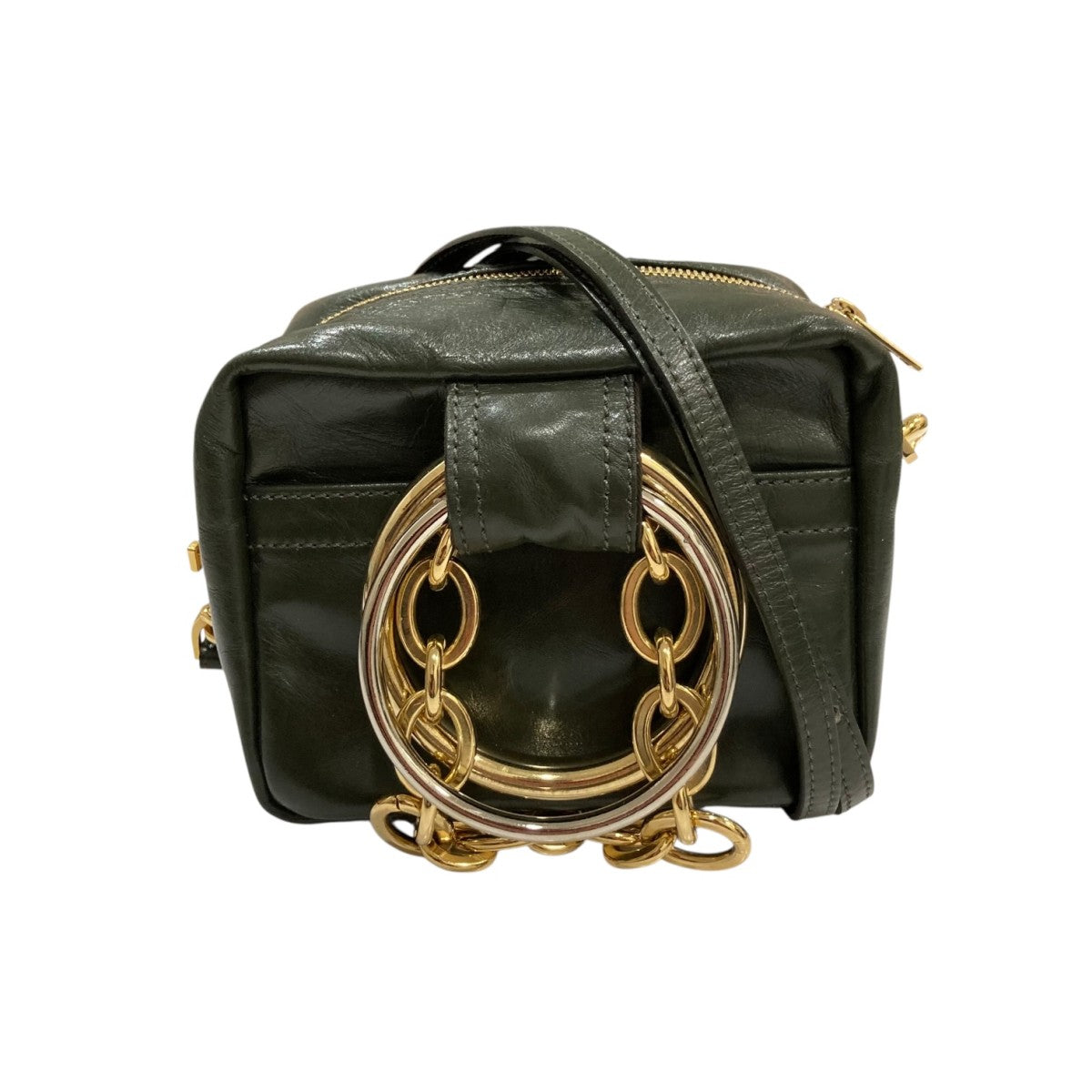 sacai(サカイ) Bangles Cube Bag2WAYバッグ グリーン｜【公式