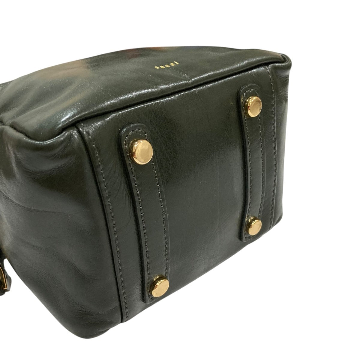 sacai(サカイ) Bangles Cube Bag2WAYバッグ グリーン｜【公式