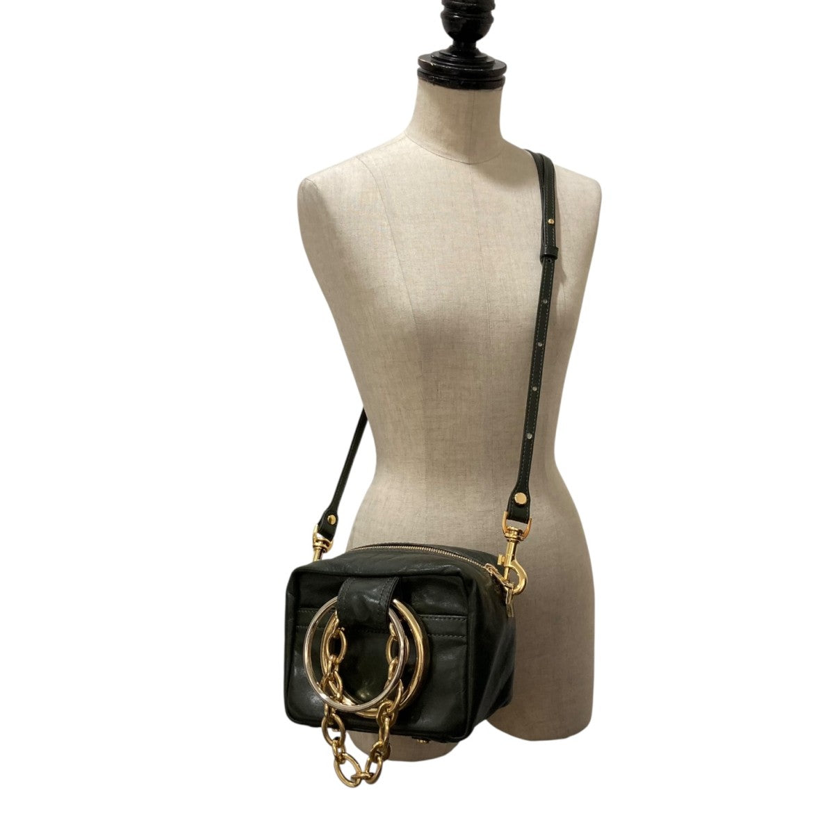 sacai(サカイ) Bangles Cube Bag2WAYバッグ グリーン｜【公式